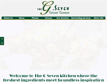 Tablet Screenshot of gsevencatering.com